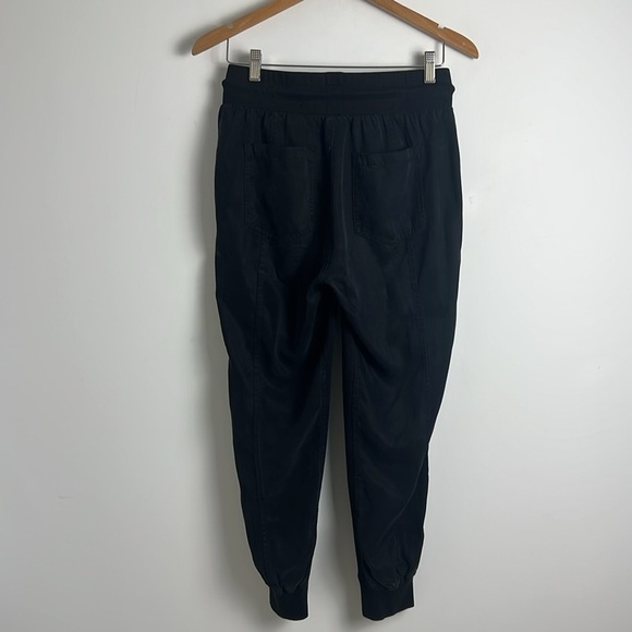 Quince Women's Black Vintage Wash Tencel Utility Jogger Pants High Rise Soft S - Picture 7 of 10